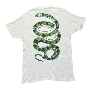 Authentic Young Thug Snake Slime Lord White Tee Shirt Men’s Large Thugger
